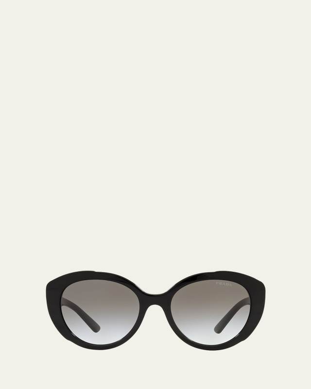 0PR 01YS Oval Gradient Sunglasses